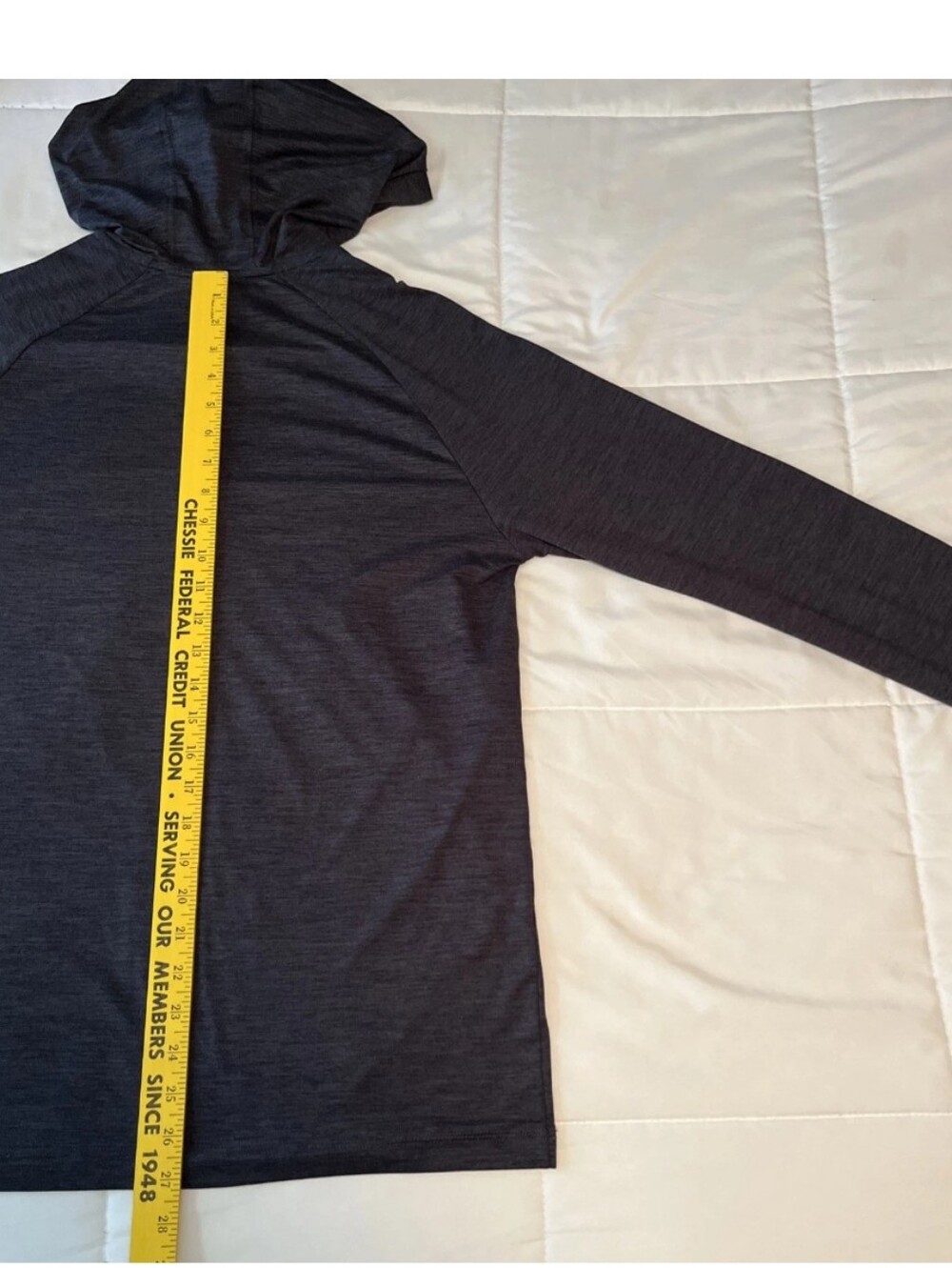Hurley Men's Active Lightweight Performance Hoodie Charcoal Black Sz Medium - Picture 6 of 6